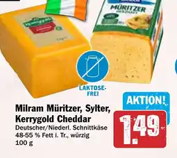 HIT Milram Müritzer, Sylter, Kerrygold Cheddar Angebot