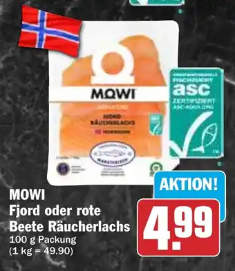 HIT MOWI Fjord oder rote Beete Räucherlachs Angebot