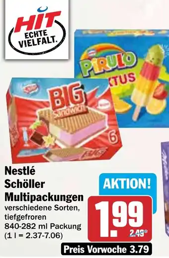 HIT Nestlé Schöller Multipackungen Angebot
