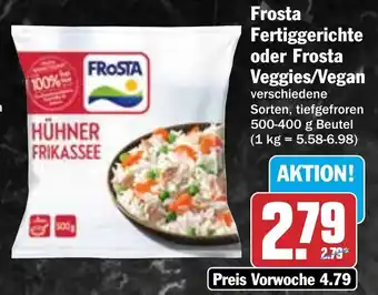 HIT Frosta Fertiggerichte oder Frosta Veggies/Vegan Angebot