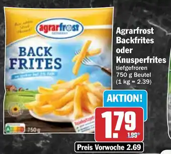 HIT Agrarfrost Backfrites oder Knusperfrites Angebot