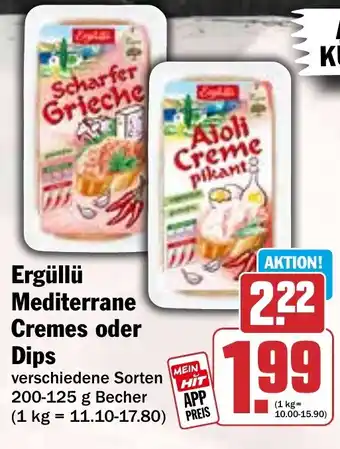 HIT Ergüllü Mediterrane Cremes oder Dips Angebot