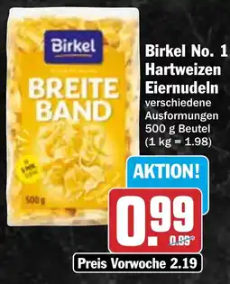 HIT Birkel No. Hartweizen Eiernudeln Angebot