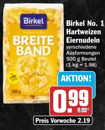 HIT Birkel No. Hartweizen Eiernudeln Angebot