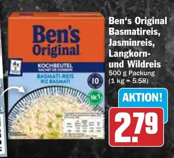 HIT Ben's Original Basmatireis, Jasminreis, Langkorn- und Wildreis Angebot