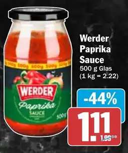 HIT Werder Paprika Sauce Angebot