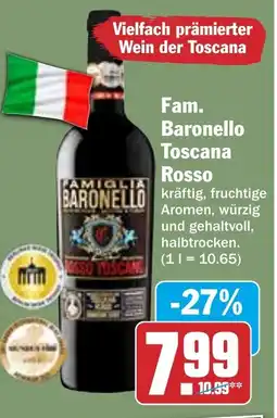 HIT Fam. Baronello Toscana Rosso Angebot