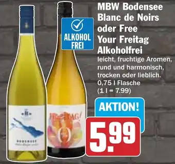 HIT MBW Bodensee Blanc de Noirs oder Free Your Freitag Alkoholfrei Angebot