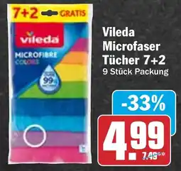 HIT Vileda Microfaser Tücher 7+2 Angebot