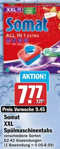 HIT Somat XXL Spülmaschinentabs Angebot