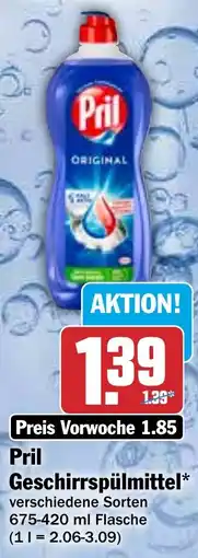 HIT Pril Geschirrspülmittel Angebot