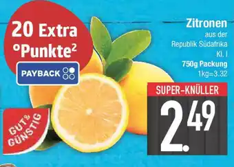 E-Center GUT&GUNSTIG Zitronen Angebot