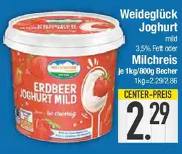 E-Center Weideglück Joghurt oder Milchreis Angebot