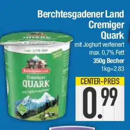 E-Center Berchtesgadener Land Cremiger Quark Angebot