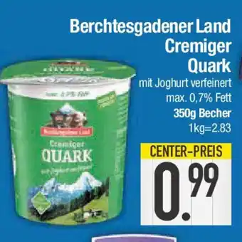 E-Center Berchtesgadener Land Cremiger Quark Angebot