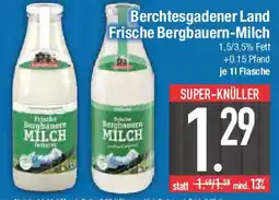 E-Center Berchtesgadener Land Frische Bergbauern-Milch Angebot