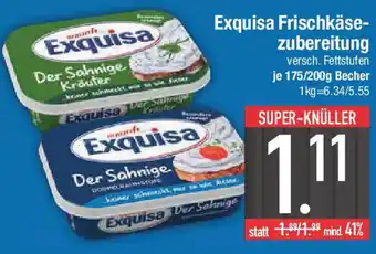 E-Center Exquisa Frischkäse- zubereitung Angebot