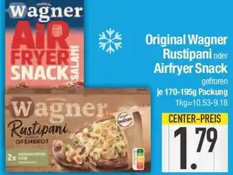 E-Center Original Wagner Rustipani oder Airfryer Snack Angebot