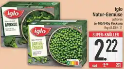 E-Center iglo Natur-Gemüse Angebot