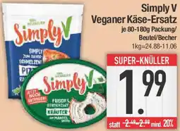 E-Center Simply V Veganer Käse-Ersatz Angebot