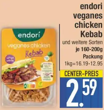 E-Center endorí veganes chicken Kebab Angebot