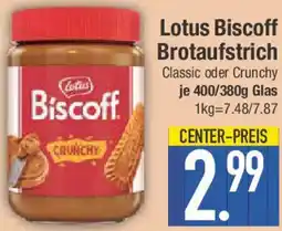 E-Center Lotus Biscoff Brotaufstrich Angebot