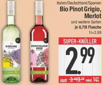 E-Center Bio Pinot Grigio, Merlot Angebot