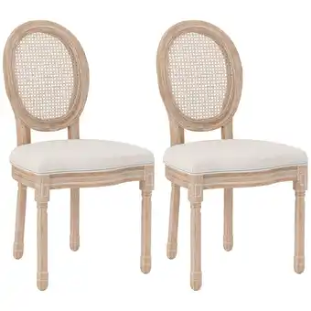 Netto Marken-Discount HOMCOM Esszimmerstuhl Polyester, Kautschukholz Angebot