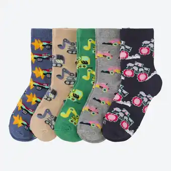 NKD Jungen-Socken mit Baumwolle, 5er Pack Angebot