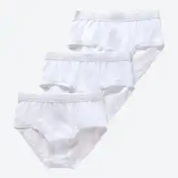 NKD Damen-Taillenslip aus reiner Baumwolle, 3er-Pack Angebot