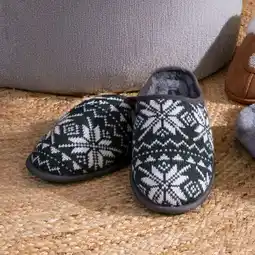 NKD Damen-Hausschuhe mit Norweger-Muster Angebot