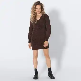 NKD Damen-Chenille-Strickkleid mit Zopfstickmuster Angebot