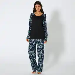 NKD Damen-Pyjama mit Schmetterlingsmuster, 2-teilig Angebot