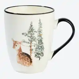 NKD Tasse mit Wald-Motiv, ca. 8,5x5,2x10cm Angebot