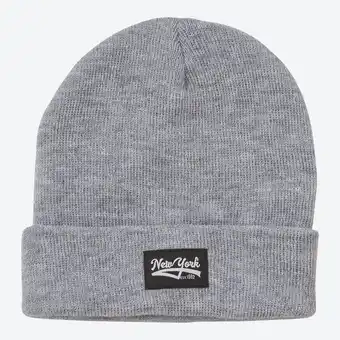 NKD Damen-Strickmütze mit Patch Angebot