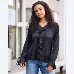 NKD Damen-Bluse mit Rüschen und Volants Angebot