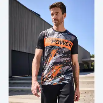 NKD Herren-Funktions-T-Shirt mit Frontaudruck Angebot