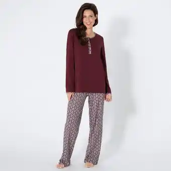NKD Damen-Schlafanzug aus reiner Baumwolle, 2-teilig Angebot