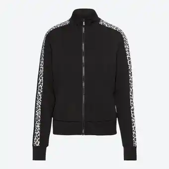 NKD Damen-Sweatjacke mit Leo-Print-Einsatz Angebot