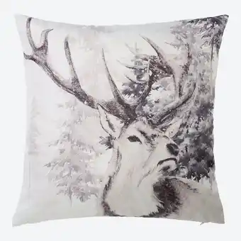 NKD Kissenhülle mit Hirsch-Motiv, ca. 40x40 cm Angebot