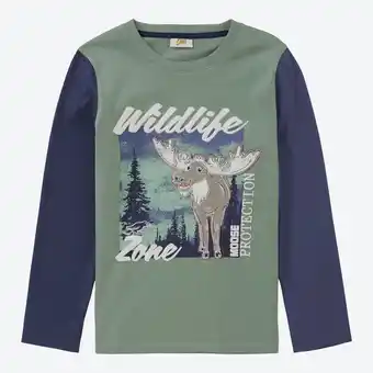 NKD Kinder-Jungen-Shirt mit Kontrast-Ärmeln Angebot