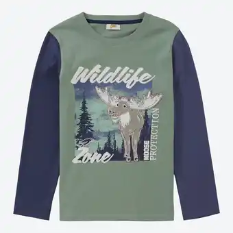 NKD Kinder-Jungen-Shirt mit Kontrast-Ärmeln Angebot