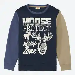 NKD Kinder-Jungen-Sweatshirt mit Elch-Aufdruck Angebot