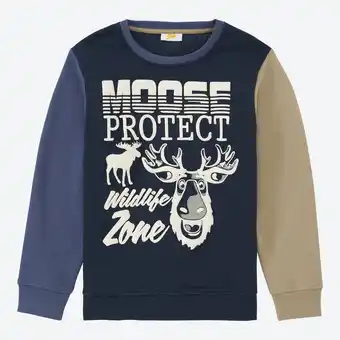 NKD Kinder-Jungen-Sweatshirt mit Elch-Aufdruck Angebot