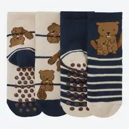NKD Baby-Jungen-ABS-Socken mit Biber-Motiv, 2er-Pack Angebot