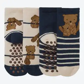 NKD Baby-Jungen-ABS-Socken mit Biber-Motiv, 2er-Pack Angebot