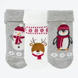 NKD Baby-Frotteesocken mit Winter-Motiv, 3er-Pack Angebot