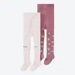 NKD Baby-Mädchen-Strumpfhose mit Waldtier-Motiv, 2er-Pack Angebot