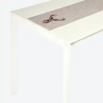 NKD Tischläufer aus Filz mit Hirsch-Motiv, ca. 30x120cm Angebot