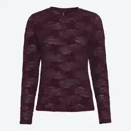 NKD Damen-Spitzenshirt mit langen Ärmeln Angebot